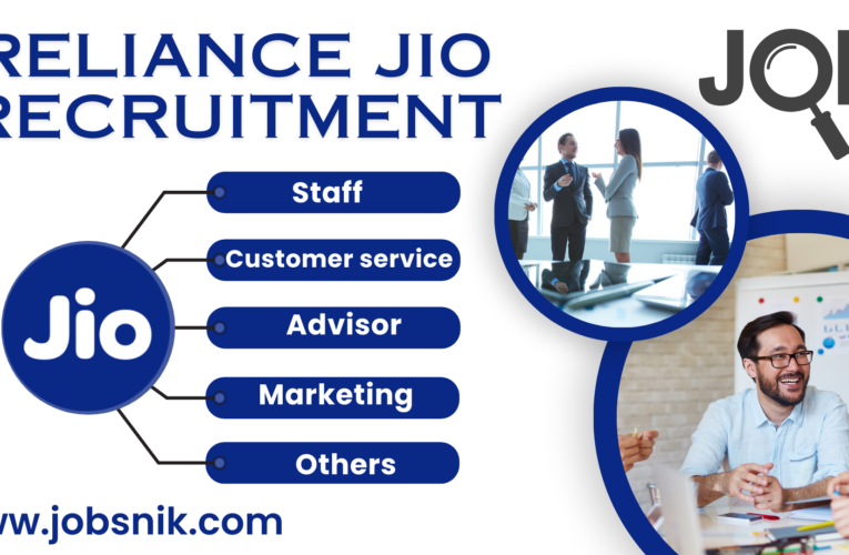 Reliance Jio Recruitment for Staff, Customer Services & Others Posts